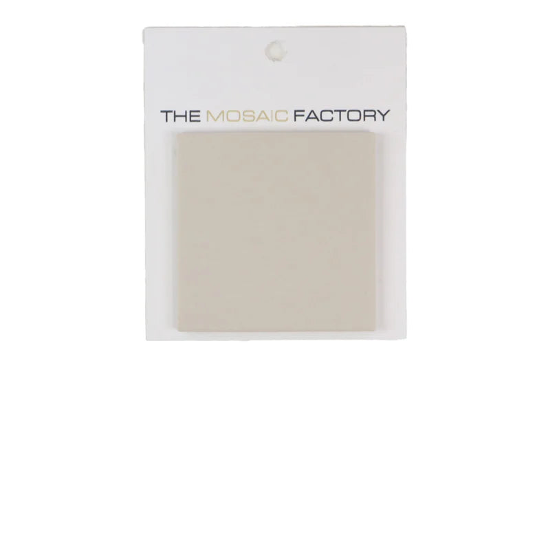 The Mosaic Factory London Mozaiek Tegel Vierkant - Wit Porselein Ongeglazuurd, R11 95x95x6 mm