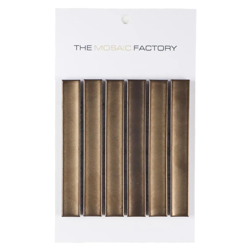 The Mosaic Factory | Sevilla Mozaïek Tegel | Kitkat Vinger | 296x299 mm | Brons | SEF20B |