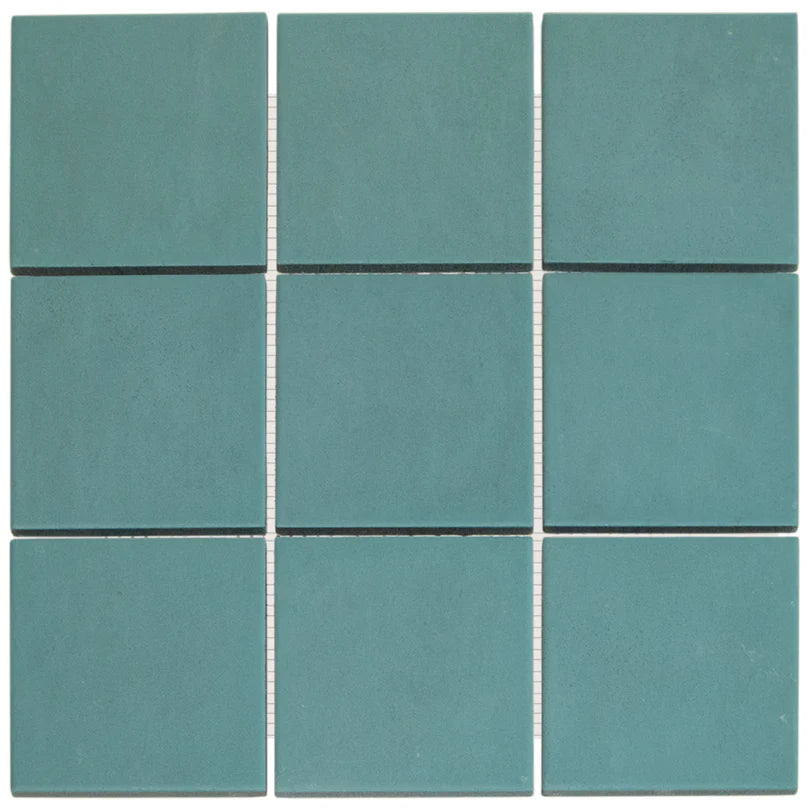 The Mosaic Factory Kasba Mozaïek Tegel Vierkant - Ocean Blue Mat Porselein 297x297 mm