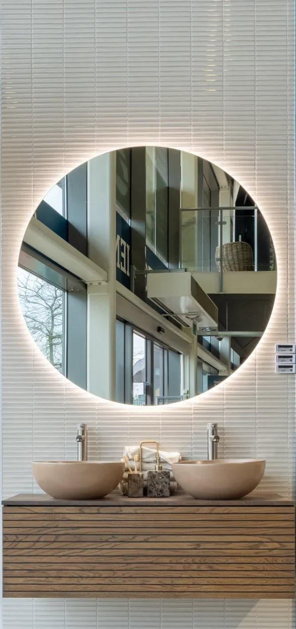 The Mosaic Factory Sevilla Mozaïek Tegel Kitkat Vinger - Café Latte Porselein Geglazuurd 296x299 mm