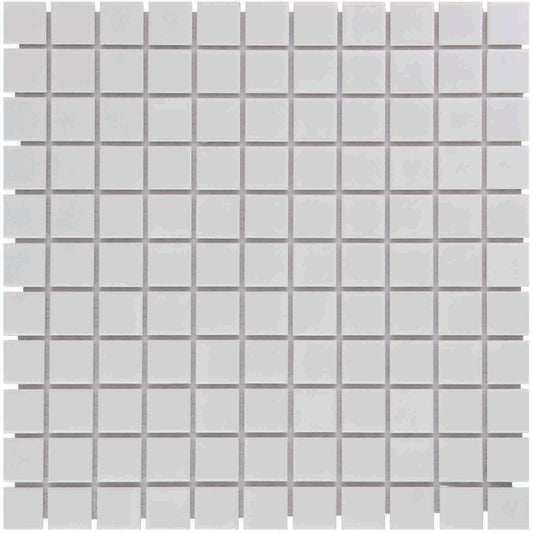 The Mosaic Factory Barcelona Mozaiek Tegel Vierkant - Extra Wit Porselein Geglazuurd 300x300 mm