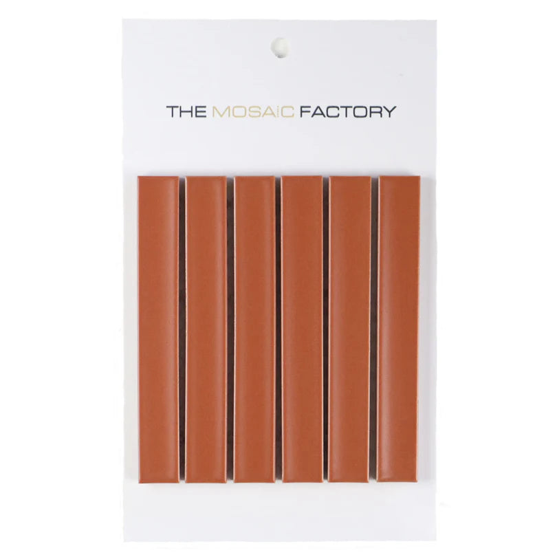 The Mosaic Factory | Sevilla Mozaïek Tegel Kitkat Vinger | 296x299 mm | Terra Cotta