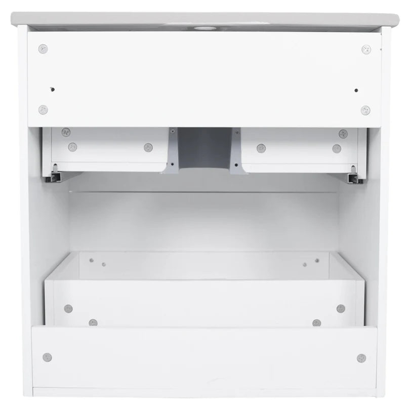 Bekijk hier de Differnz Bolo badmeubelset knock-down, FSC® | hoogglans wit | 60 cm