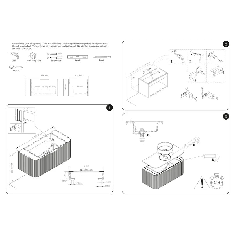Differnz Olle meubelset FSC® | eiken | 90 cm