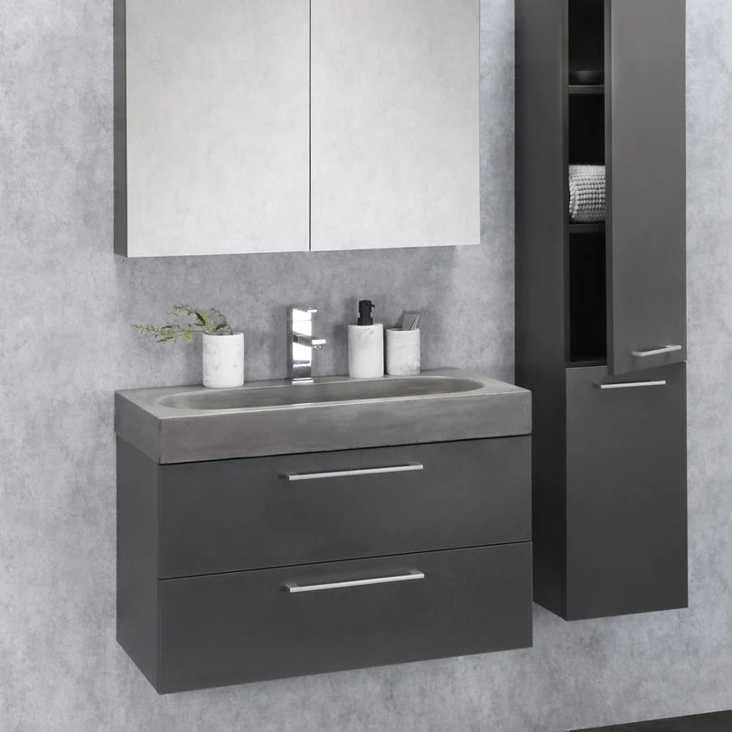 Differnz Somero onderkast 2 lades | antraciet | 60 cm