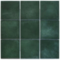 The Mosaic Factory Kasba Mozaïek Tegel Vierkant - Forest Green Mat Porselein 297x297 mm