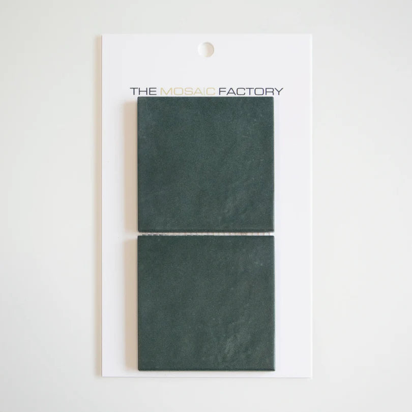 The Mosaic Factory Kasba Mozaïek Tegel Vierkant - Forest Green Mat Porselein 297x297 mm