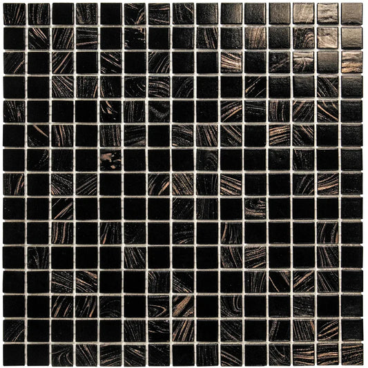 The Mosaic Factory Amsterdam Mozaiek Tegel Vierkant - Brass Gold Vein 322x322 mm