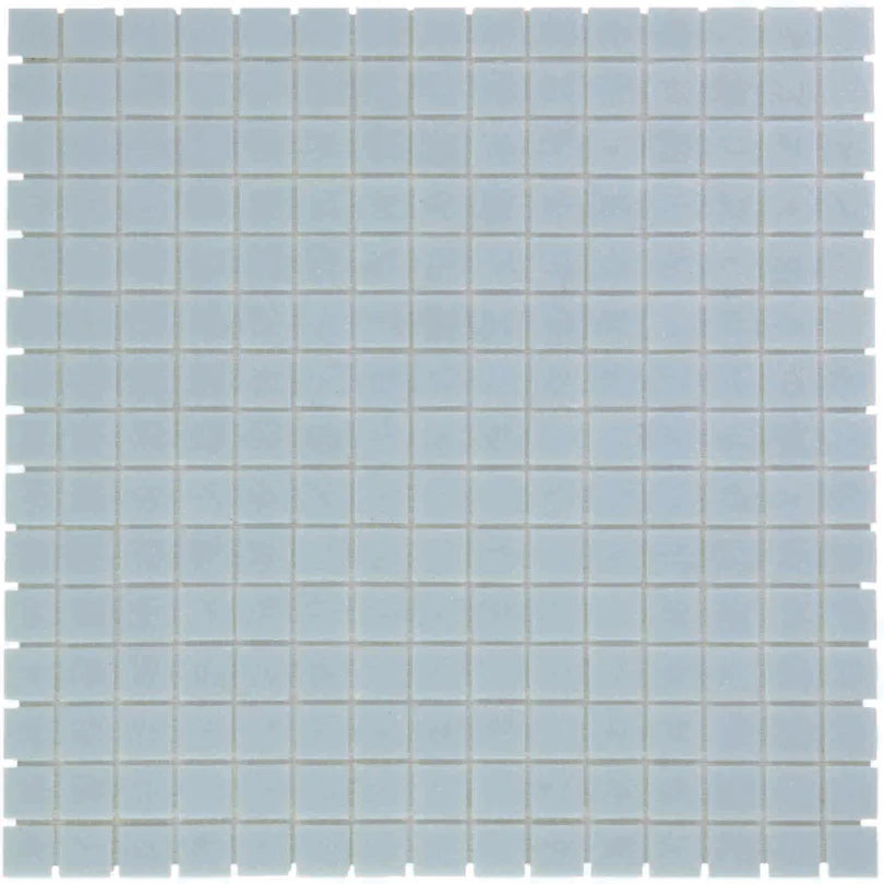 The Mosaic Factory Amsterdam Mozaiek Tegel Vierkant - Licht Blauw Glas Basic 322x322 mm