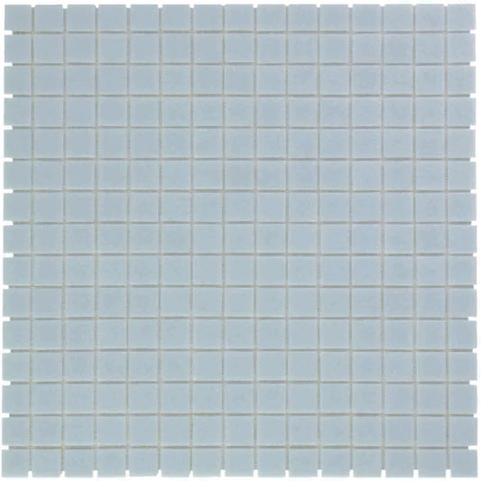 The Mosaic Factory Amsterdam Mozaiek Tegel Vierkant - Licht Blauw Glas Basic 322x322 mm