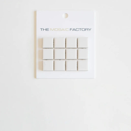 The Mosaic Factory London Mozaïek Tegel Vierkant - Porselein Super Wit Ongeglazuurd, R11 300x300 mm