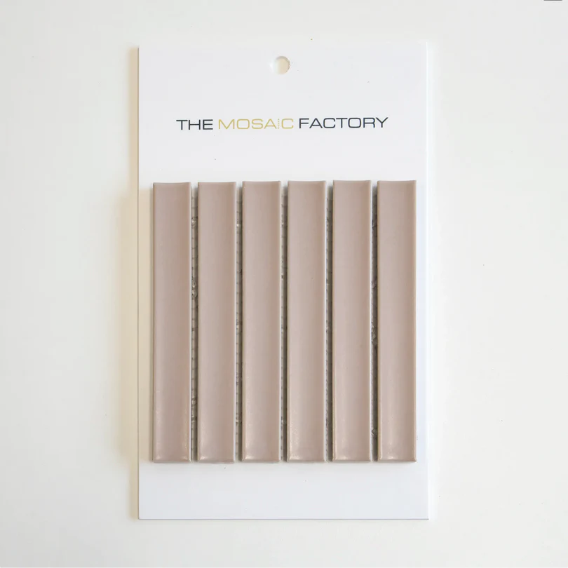 The Mosaic Factory Sevilla Mozaïek Tegel Kitkat Vinger - Vintage Pink Porselein Geglazuurd 296x299 mm