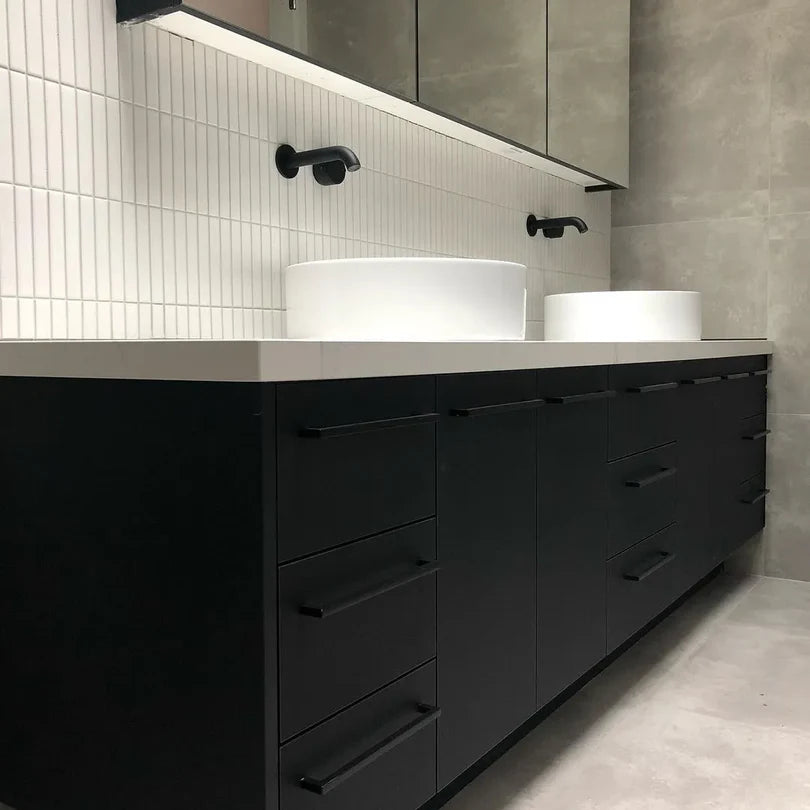 The Mosaic Factory Sevilla Mozaïek Tegel Kitkat Vinger - Wit Porselein Geglazuurd 296x300 mm